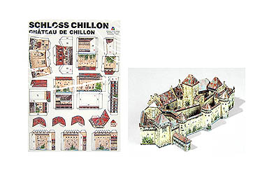 Modellbogen Schloss Chillon